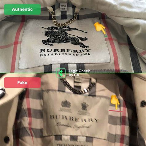 spot fake burberry jacket|burberry coat counterfeit.